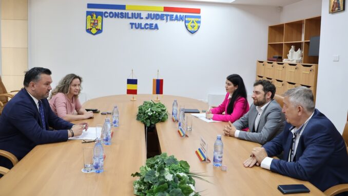 Ambasadorul Armeniei, vizita la Tulcea. FOTO CJT